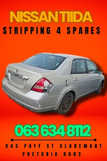 Nissan tiida stripping for spares Call or WhatsApp me 0636348112
