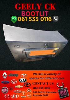 Geely ck bootlit for sale Contact me for the prices 061 535 0116