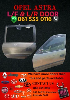 Opel astra L/F &amp; L/R door for sale Contact me 063 149 6230