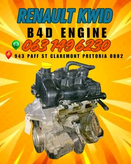 Renault kwid B4D engine Call or WhatsApp me 0636348112