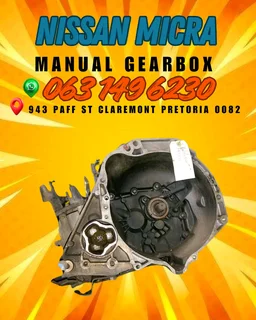 Nissan micra manual gearbox Call or WhatsApp me 0636348112