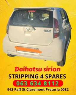 Daihatsu sirion stripping for spares Call or WhatsApp 0636348112
