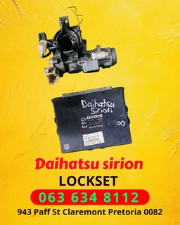 Daihatsu sirion lockset Call or WhatsApp me 0636348112