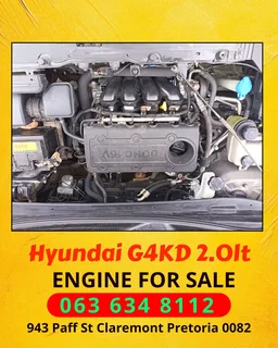 Hyundai G4KD 2.0lt engine for sale Contact me 0636348112