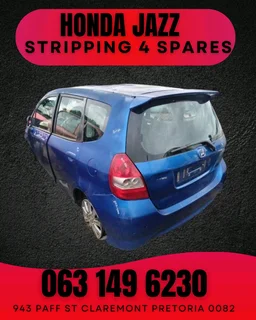 Honda Jazz stripping for spares Call or WhatsApp me 0636348112