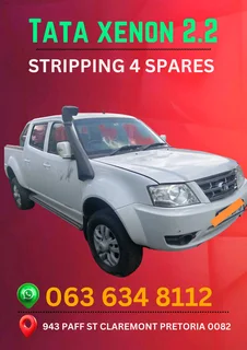 Tata xenon 2.2 stripping for spares Call or WhatsApp me 0636348112