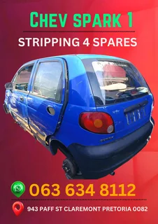Chev spark 1 stripping for spares Call or WhatsApp me 0636348112