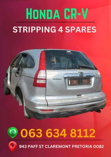 Honda CR-V stripping for spares Call or WhatsApp me 0636348112