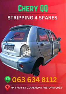 Chery QQ stripping for spares Call or WhatsApp me 0636348112