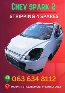 Chev spark 2 stripping for spares Call or WhatsApp me 063 149 6230