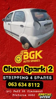 Chev spark 2 stripping for spares Call or WhatsApp me 0636348112