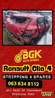Renault clio 4 stripping for spares Call or WhatsApp me 0636348112