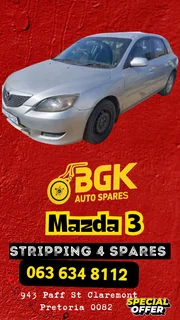 Mazda 3 stripping for spares Call or WhatsApp me 0636348112