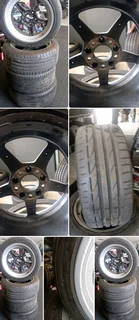 Original 17inch Rims with Tyres BMW 8 Series E34 for Sell...