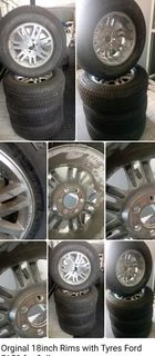 Original 18inch Rims with Tyres Ford F150 for Sell...