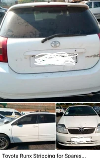 Toyota Runx Stripping for Spares... | Other | Gumtree South Africa