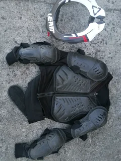 Motocross Body Armour (inclu. Leatt Neckbrace - Damaged)