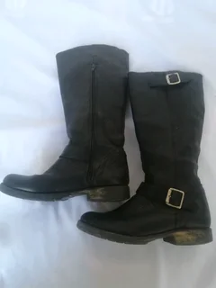 Steve Madden Leather Boots (UK Size 6)