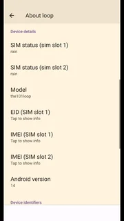 1 week old Android Rain Loop Smartphone For Sale Very Urgently. R2000 CASH