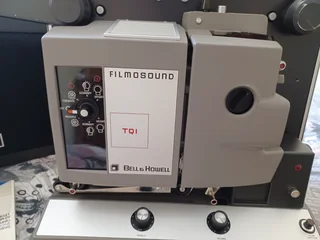 Bell and Howell 16 mm projector in original packaging.