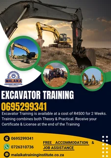 Excavator Training In Pretoria 069 529 9341 | Malaika Training Institute