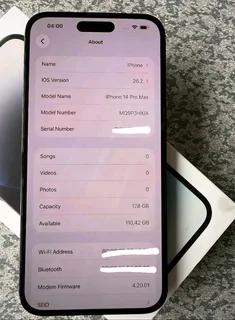 IPHONE 14 PRO MAX 128GB R12999