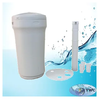 Brine tank 300L, brine well, grid, 434 brine valve