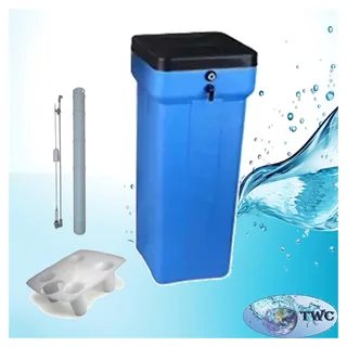 Brine tank 60L, brine well, grid and 434 brine valve