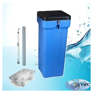 Brine tank 80L, brine well, grid, excluding VFA