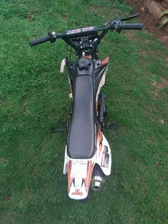 2025 Big Boy JNR 90 Junior Pit Bike Offroad Motorbike and Protective Gear Helmet