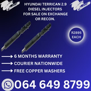 Hyundai Terrican 2.9 Diesel Injectors For Sale On Exchange