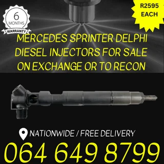 Mercedes Vito diesel injectors for sale 6 months warranty