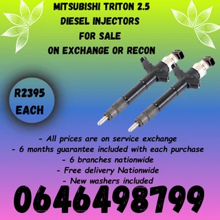 Mitsubishi diesel injectors for sale on exchange or to recon