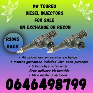 Volkswagen Toureg diesel injectors for sale on exchange