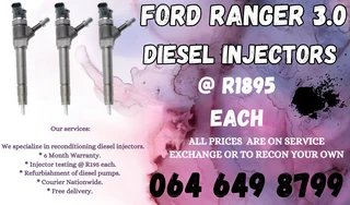 Ford Ranger 3.0 Diesel Injectors For Sale Free Copper Washers