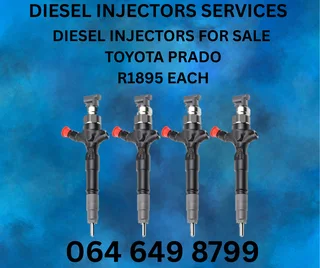 Toyota Prado Diesel Injectors For Sale Or To Exchange With Warranty