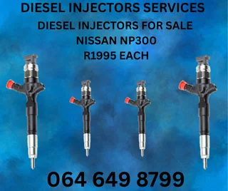 Nissan Np300 Diesel Injectors With Copper Washers For Sale