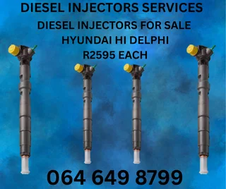 Hyundai H1 Delphi Diesel Injectors For Sale With Copper Washers