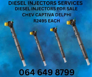 Chev Captiva Delphi Diesel Injectors For Sale With Washers