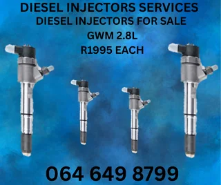 Gwm 2.8l Diesel Injectors With Copper Washers For Sale