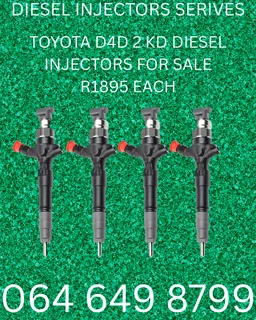 Toyota D4d 2kd Diesel Injectors For Sale Or Recon Your Own