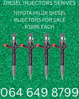 Toyota Hilux Diesel Injectors With Washers For Sale