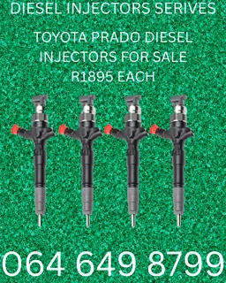 Toyota Prado Diesel Injectors For Sale With 6 Months Warranty