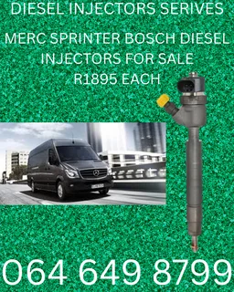 Merc Sprinter Bosch Diesel Injectors For Sale With Warranty