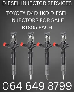 Toyota D4d 1kd Diesel Injectors For Sale With Warranty