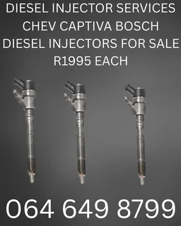 Chev Captiva Bosch Diesel Injectors For Sale On Exchange With 6 Months Warranty