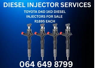 Toyota D4d 1kd Diesel Injectors With Washer For Sale