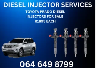 Toyota Prado Diesel Injectors With Washer For Sale