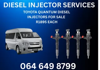 Toyota Quantum Diesel Injectors For Sale