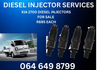 Kia 2700 Diesel Injectors With Washers For Sale With Warranty
